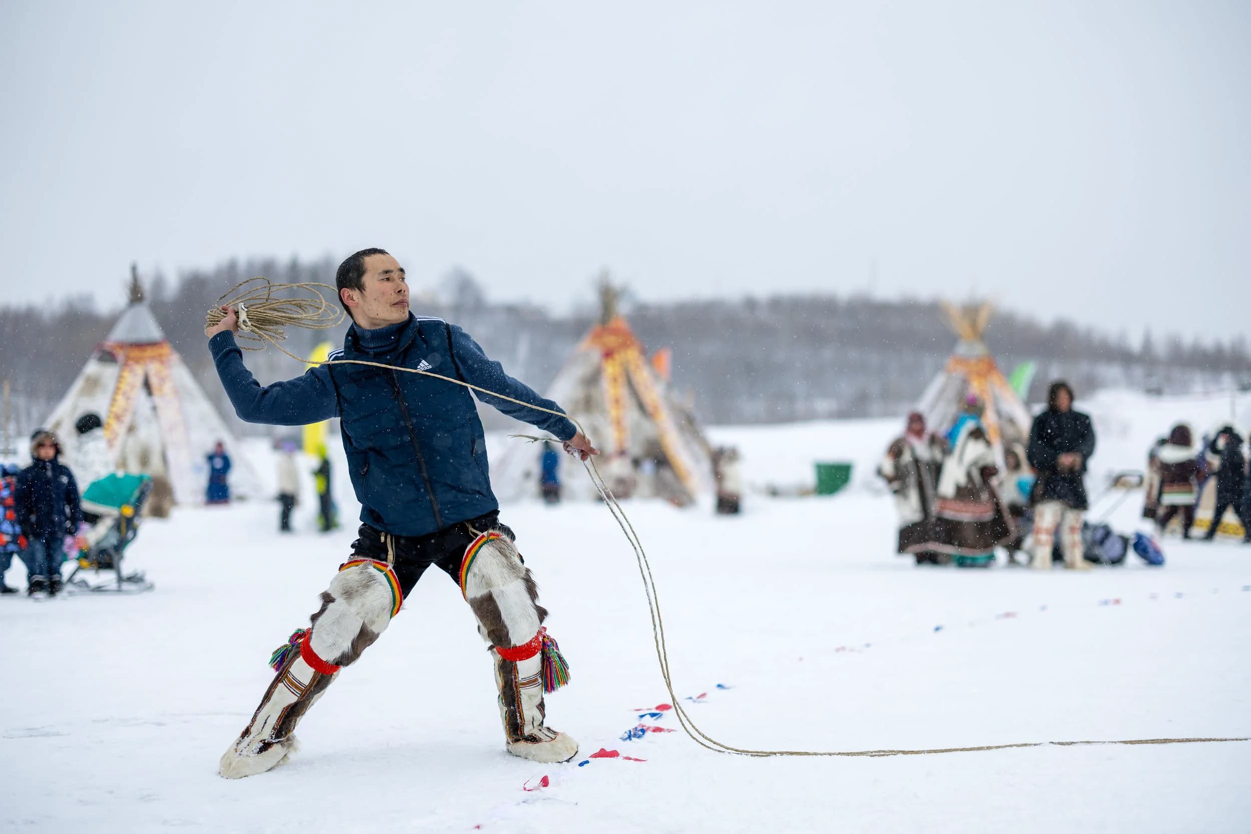 Метание тынзяна на хорей