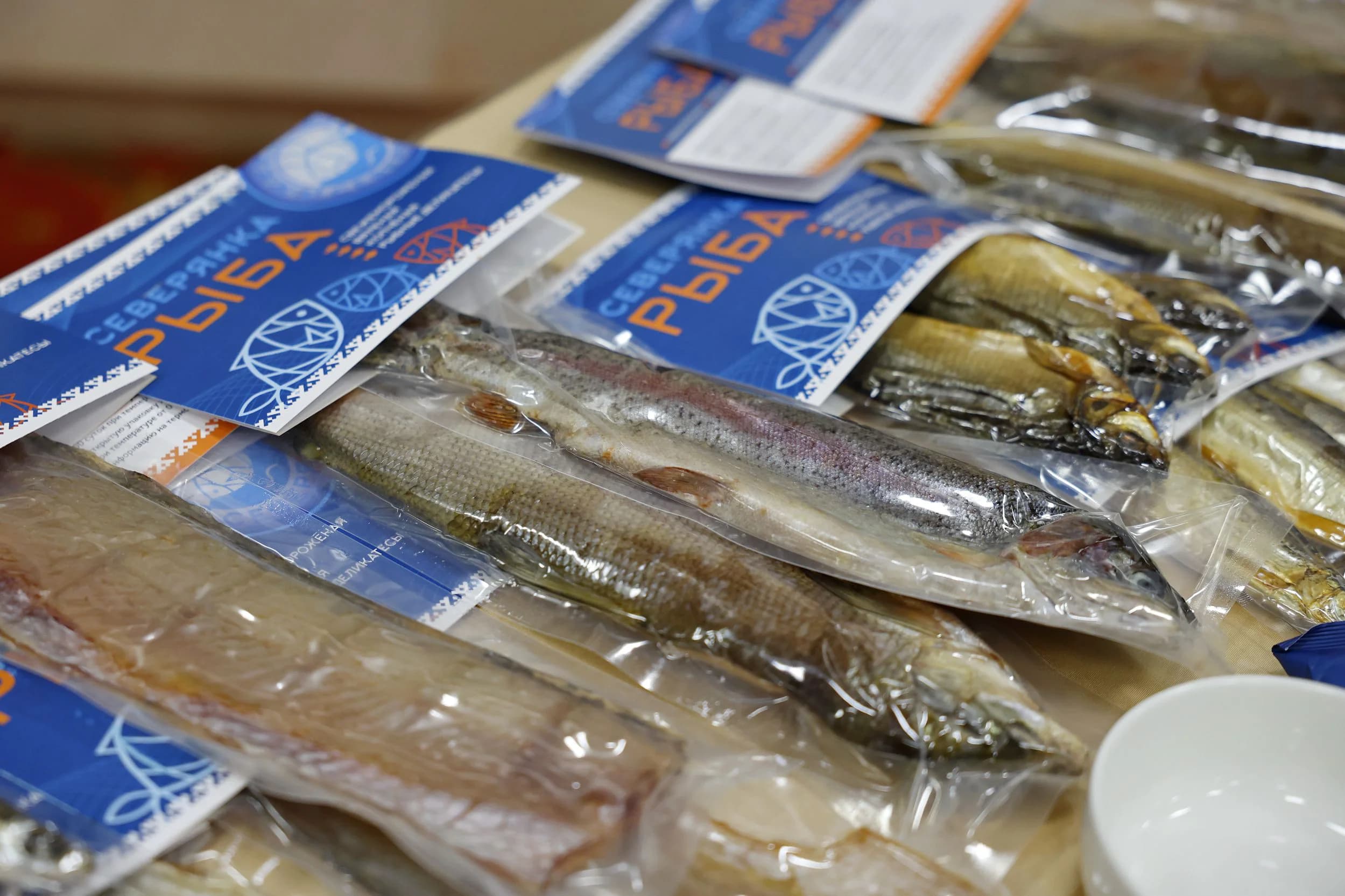 Муксун на прилавке