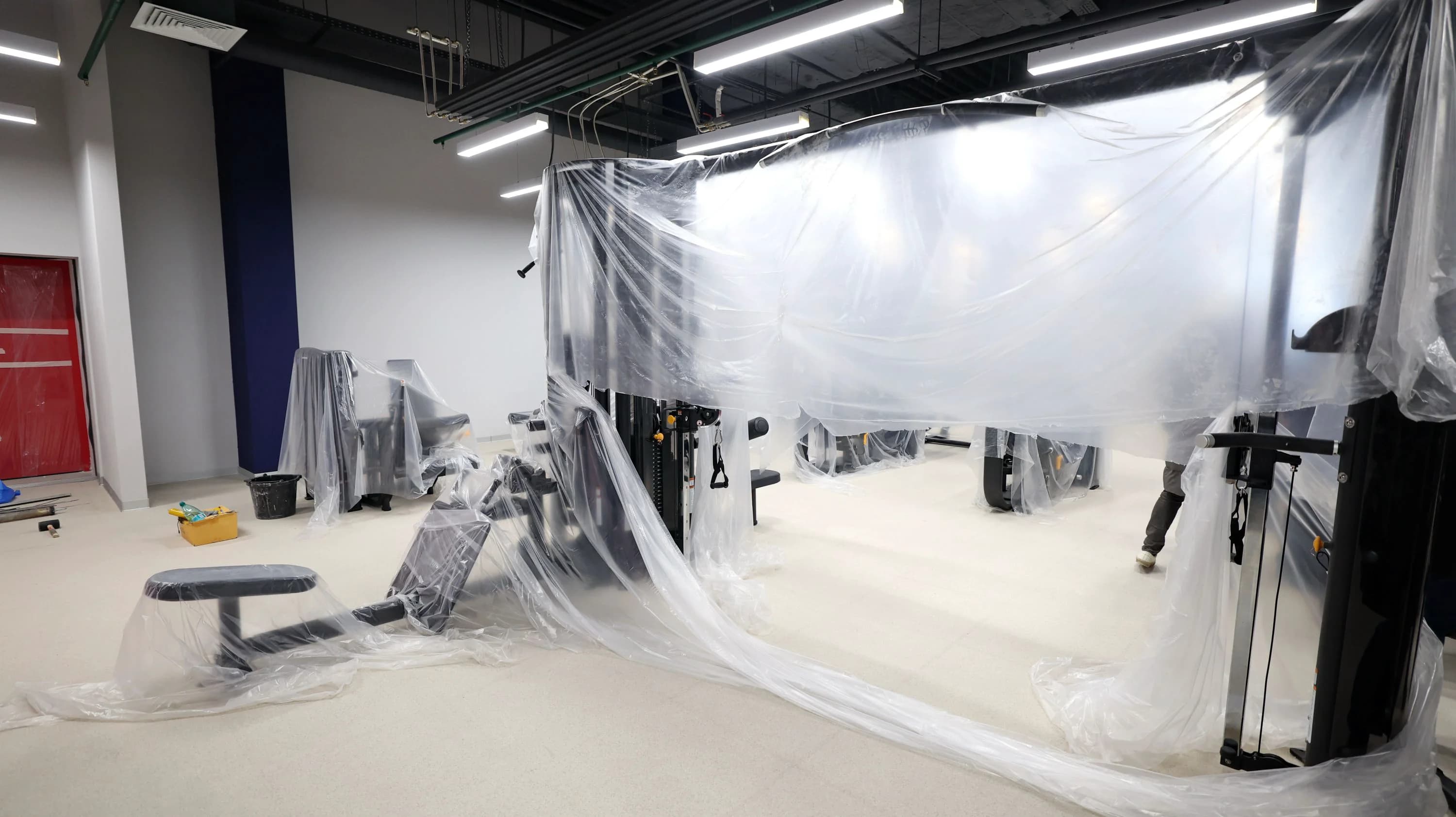 Тренажерный зал «Ямал Арены» в Салехарде сейчас