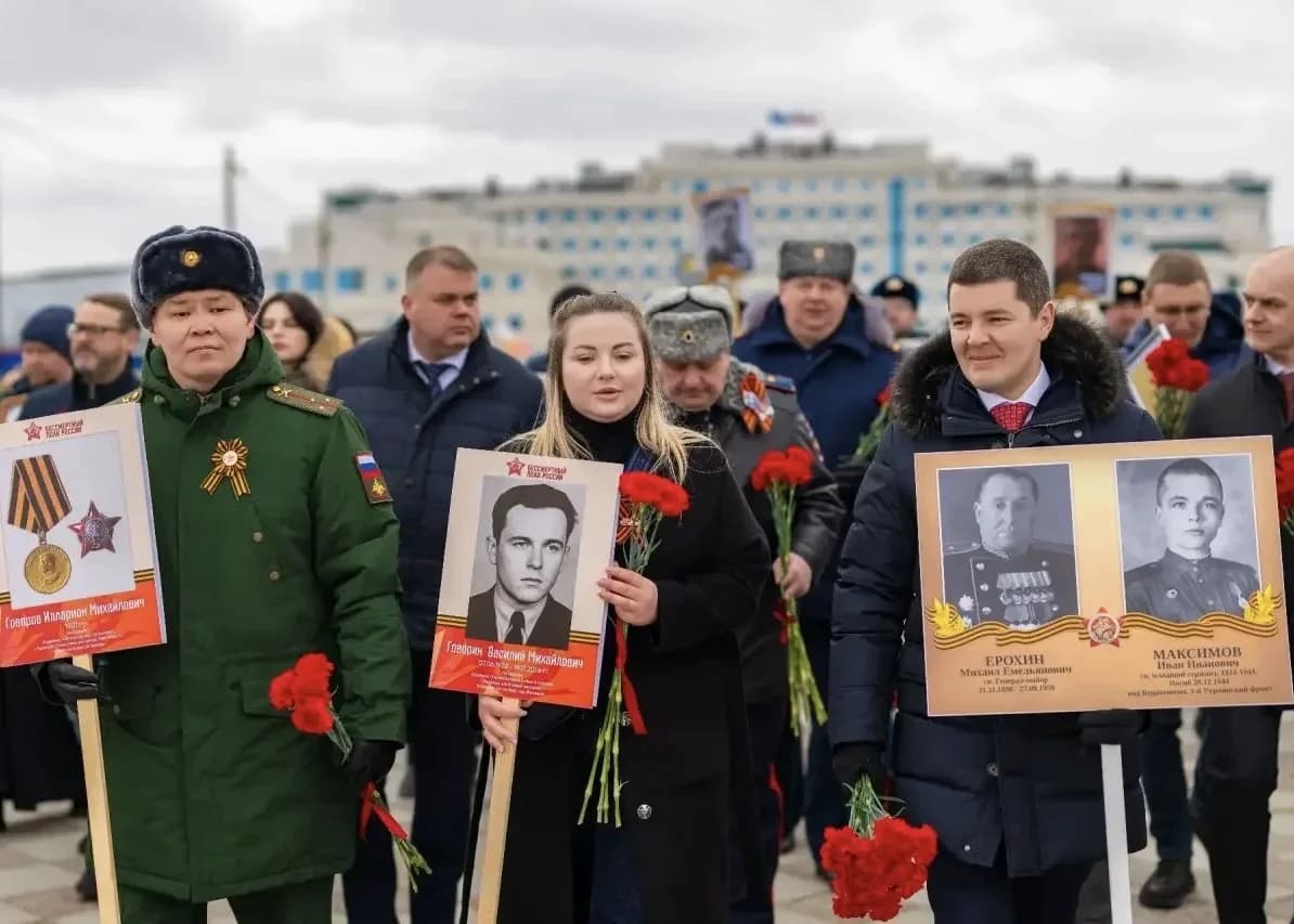 Участники СВО Родион и Кристина Пуйко и Дмитрий Артюхов