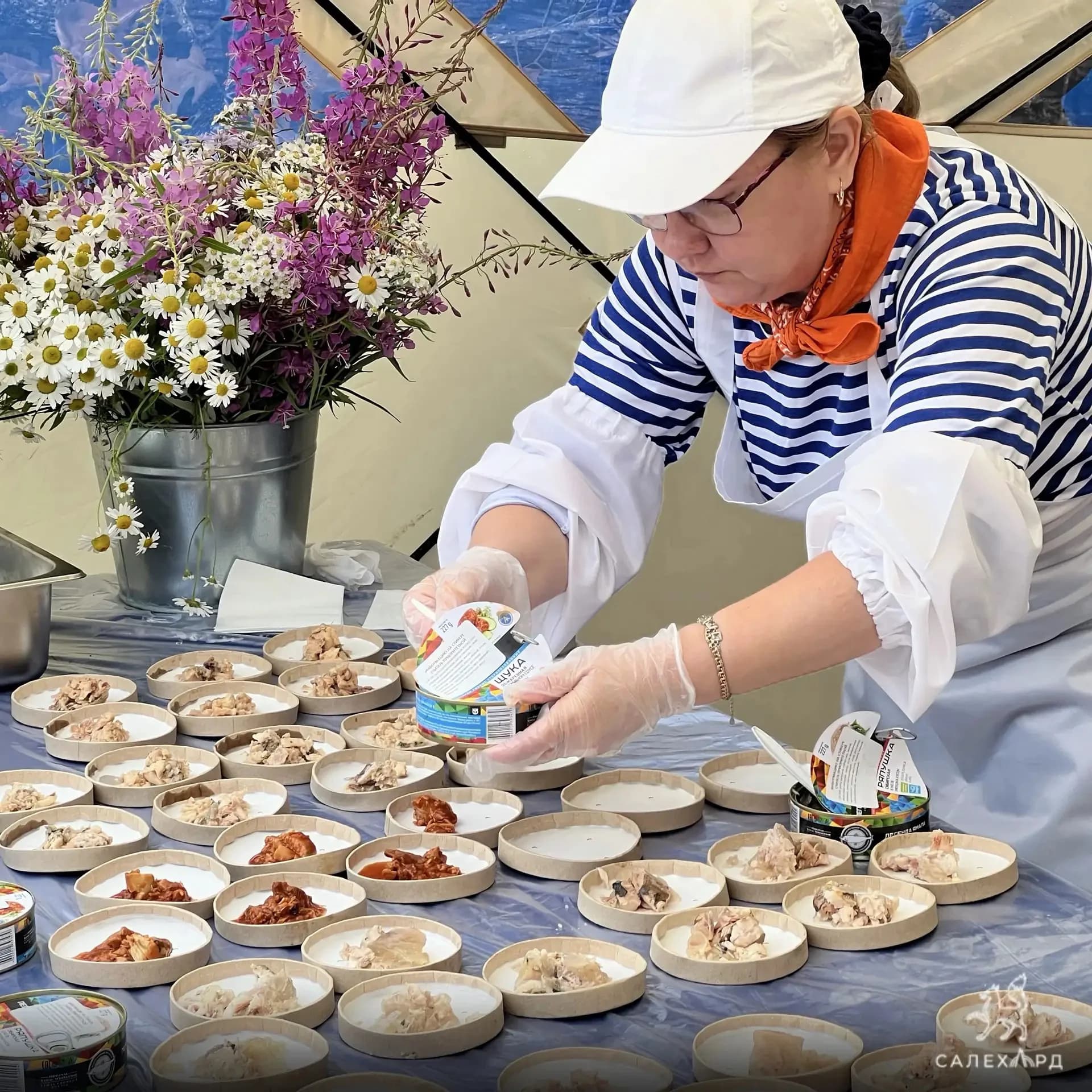 Дегустация продукции Салехардского рыбокомбината