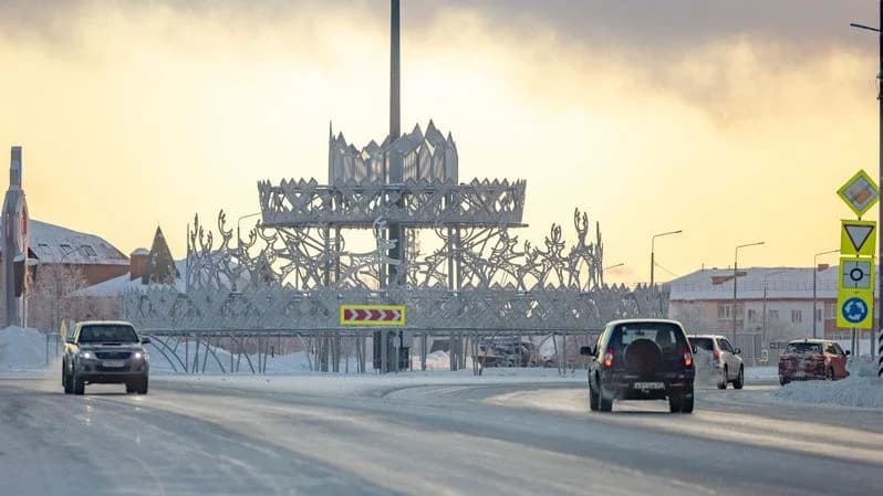 Школьники Салехарда и Приуралья не пошли в школу из-за крепчающих морозов
