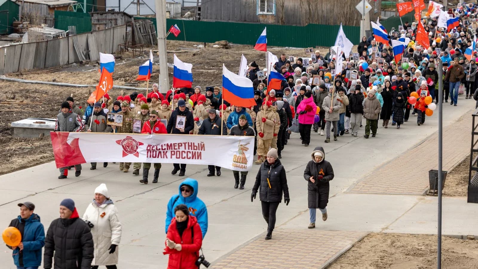 Жители Салехарда пронесут по городу портреты ветеранов