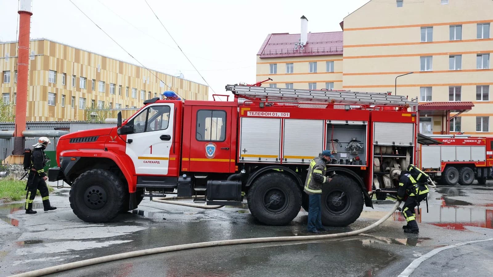 За сутки в Салехарде потушили два пожара