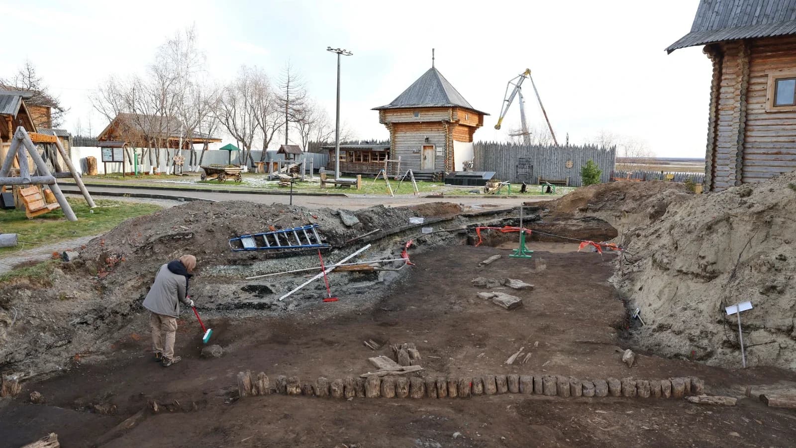 Обдорский острог в Салехарде примет посетителей осенью. Фото